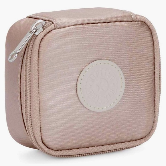 Kipling Joyful Jewelry Case - Metallic Rose Gold - Picture 2 of 7